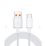 Tactech Xiaomi 13 / Redmi Note 14 Pro / Redmi Note 12 Pro / Redmi 11 / Poco X5 / Redmi 10 / 12T / 12S Uyumlu USB Type-C Turbo Şarj Kablosu - Beyaz