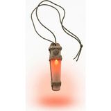 Tactical Signal Light Kask ve Boyun Asmalı Pilli Taktik Sinyal Lambası 12 cm - Kırmızı