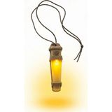 Tactical Signal Light Kask ve Boyun Asmalı Pilli Taktik Sinyal Lambası 12 cm - Sarı