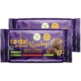 Tada Glutensiz Gluten Free Kahveli ve Fındıklı Kurabiye 75 gr (2 Adet)
