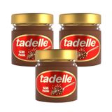 Tadelle Kakaolu Fındık Ezmesi,%36 Fındık İçerikli, 200 Gr x 3 Adet, Doğal Vanilya Aromalı,%100 Pancar Şekerli