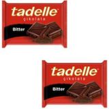 Tadelle Kare Çikolata Bitter 60 gr x 2 Adet - 65 gr