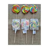 Tadiyus Sosyete Lolipop Şeker 20 Adet 22 Gr ( /- 2 Gr) Rengarenk Karışık Meyve Aromalı Ahşap Saplı