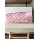 Tadsy Pembe Kurdele Desenli %100 Pamuk Saç Şekillendirici | 38X12X14 cm | Seyahat Organizer