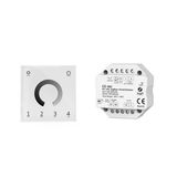 Tadzkkıwm 1 Adet/1 Takım 0/1-10V Zigbee 3.0 Akıllı Ac İtme Led Dimmer Anahtar Modülü 110V 220V App Ses Kontrolü Duvara Monte Dokunmatik Uzaktan Kumanda (L1(Wz) T11w)