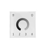 Tadzkkıwm 1 Adet/1 Takım 0/1-10V Zigbee 3.0 Akıllı Ac İtme Led Dimmer Anahtar Modülü 110V 220V App Ses Kontrolü Duvara Monte Dokunmatik Uzaktan Kumanda (T11w)