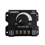 Tadzkkıwm 1 Adet/1 Takım Rf Led Kademesiz Dimmer Anahtarı Dc 5V 12V 24V 30A 90A Uzaktan Kumanda Tek Renk Parlaklık Led Şerit Işık (12-24V 30A)