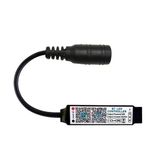 Tadzkkıwm Mini Usb/Dc 5-24V Rgb Uyumlu Led Işık Şeridi App Müzik Kontrol Cihazı (Dc 5-24V)