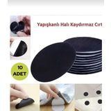 Tafce 10 Adet Halı Kilim Koltuk Örtüsü Sabitleyici Kaydırmaz Cırt Yıkanabilir Kendinden Yapışkanlı Ped