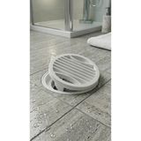 Tafce Balkon, Teras ve Banyo Için Beyaz Modern Yer Süzgeci Kapağı - Yer Süzgeç Gider Kapak - 1 adet