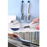 Tafce Dip Köşe Fırçası Cımbızlı Temizlik Fırçası Derz Fırçası Pimapen Temizleme Fırçası Banyo Fırçası