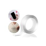 tafce Ev Tablo Nano Çift Taraflı Bant 2 Metre X 3 Cm Askılık Tablo Asma Yapışkan Bant Iz Bırakmaz Bant Pro