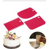 Tafce Pasta Hamur Düzeltici Kesici, Hamur Kazıyıcı, Hamur Kesici Kazıyıcı Dekoratör Set - Renkli