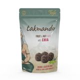 Tafe Takmandu Chia Tohumlu Glutensiz ve Vegan Bitter Çikolata Kaplı Hurma Topu Draje 100g