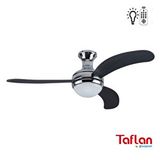 Taflan D48045 Aydınlatmalı Uzaktan Kumandalı Krom Tavan Vantilatörü