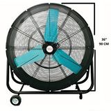 Taflan Kaşkar FLD-900 Sanayi Tipi Yer Vantilatörü 90 cm - Siyah