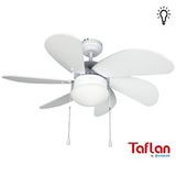 Taflan L36009 Aydınlatmalı Tavan Vantilatörü Beyaz
