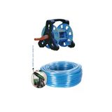 Taflan Tf6230 Hortum Makarası, Şeffaf Silikonlu Hortum 1/2" 20 Mt Ve 2 Fonk. Uç