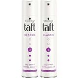 Taft Classic Ekstra Güçlü Saç Spreyi 250 ml X 2 Güçlendirici Etki ile Uzun Süreli Tutuş