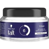 Taft Kavanoz Jöle Titane Vegan Styling Gel 250 ml Ultra Güçlü Tutuş No: 6 Nem Korumalı - 000