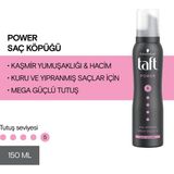 Taft Power Saç Köpüğü Isıya Dayanıklı Mega Güçlü Tutuş 150 ml Kaşmir Yumuşaklığı Sağlar