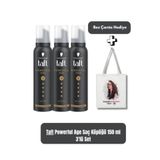 Taft Powerful Age 5 Ekstra Güçlü Saç Köpüğü 150 ml x3 + Bez Çanta Hediyeli
