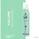 Taft Saç Köpüğü Hacim Verici Özelliğiyle 150 ml Normal Saçlar İçin Yapışkan His Bırakmaz
