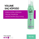 Taft Şekillendirici Saç Köpüğü Ekstra Güçlü Tutuş 150 ml Hacim ve Doğal Görünüm Sağlar