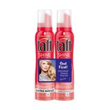 Taft Shine Mousse 2x150 ml Saç Şekillendirici Köpük