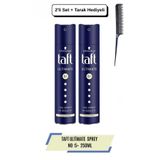 Taft Ultimate Saç Spreyi 250 ml X2 Adet + Tarak Hediyeli