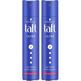 Taft Ultra Güçlü Saç Spreyi 250 ml x 2 Adet Dayanıklı Saçlar için Uzun Süreli Etki