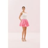 Tafta Balon Mini Etek Pembe Y2515056_038 - 40