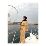 tafta Gold Lidya Elbise