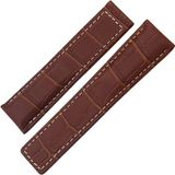 Tag Heuer Hakiki Deri Tag Heuer Uyumlu Saat Kayışı 22X20 Mm Klipsli Modeller İçin