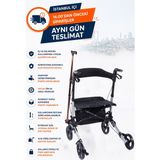 Tagesan DM-9102 Gümüş Lüx Alüminyum Rolatör