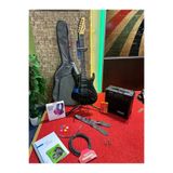 Tagima Guitars Tagıma Duo Smart Elektro Gitar|Kulaklıkla Amfisiz Çalım Özelliği,Distortion/Clean/Reverb/ Efektli Akıllı Gitar Seti ( Aksesuar Hediyeleriyle Full Set )