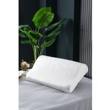 Tago Home 750 GR! Ortopedik visco yastık boyun düzleşmesi boyun destekli yastık (50x32x10 cm)