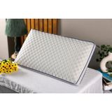 Tago Home Air Comfort Klimalı Hava Kanallı Ortopedik Visco Yastık 70X41X11,5 cm - 1300 gr - Beyaz - 11,5 x 41 x 70 cm