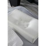 Tago Home Mega Boy Ortopedik Visco Yastık Boyun Fıtığı Boyun Düzleşmesi Destekli-60*41*11 CM-1000 gr - 40 x 60 x 11 cm - Beyaz