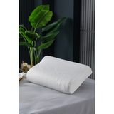 Tago Home Ortopedik Visco 750 GR Yastık Boyun Fıtığı Boyun Düzleşmesi Boyun Destekli Lüks Ortopedik Yastık 750 GR ! - 50 x 32 cm - Beyaz