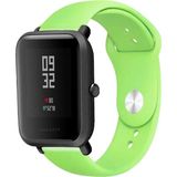 Tagomoon Amazfit Bip ve Bip Lite Akıllı Saat Uyumlu Spor Silikon Kordon - Açık Yeşil