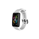 Tagomoon Huawei Honor Band 6 Ile Uyumlu Tokalı Beyaz Silikon Kordon Kayış