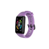 Tagomoon Huawei Honor Band 6 Ile Uyumlu Tokalı Lila Silikon Kordon Kayış