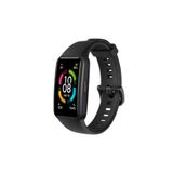 Tagomoon Huawei Honor Band 6 Ile Uyumlu Tokalı Siyah Silikon Kordon Kayış