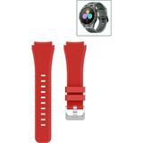 Tagomoon Huawei Watch Gt3 Se Akıllı Saat Uyumlu Kordon Tırtık Desenli Tokalı Silikon Kayış - Kırmızı