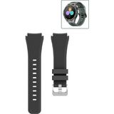 Tagomoon Huawei Watch Gt3 Se Akıllı Saat Uyumlu Kordon Tırtık Desenli Tokalı Silikon Kayış - Siyah