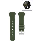 Tagomoon Huawei Watch Gt4 46MM Akıllı Saat Uyumlu Kordon Tırtık Desenli Tokalı Silikon Kayış - Koyu Yeşil