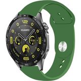 Tagomoon Huawei Watch Gt4 46MM Akıllı Saat Uyumlu Yumuşak Dokulu Silikon Kordon Kayış - Koyu Yeşil