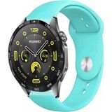 Tagomoon Huawei Watch Gt4 46MM Akıllı Saat Uyumlu Yumuşak Dokulu Silikon Kordon Kayış - Turkuaz