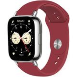 Tagomoon Redmi Watch 5 Active / Lite Akıllı Saat ile Uyumlu Yumuşak Dokulu Silikon Kordon Kayış - Bordo